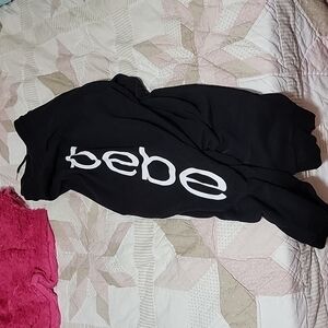 Like new bebe black sweat pants. Size 3x